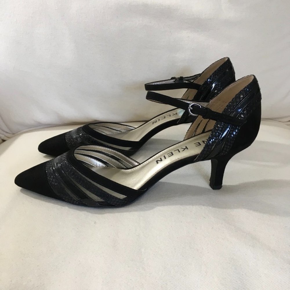 Anne Klein Fayme Black Pumps Sz 10M